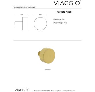 A thumbnail of the Viaggio CLOMLNCLO_COMBO_238 Handle - Knob Details