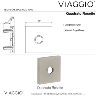 A thumbnail of the Viaggio QADBLL_COMBO_234_RH Backplate Details