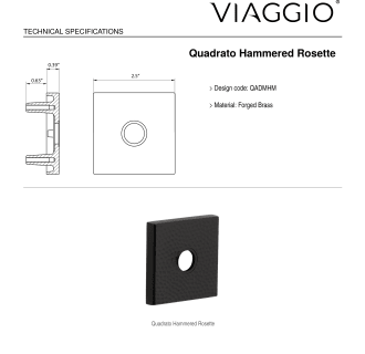 A thumbnail of the Viaggio QADMHMBLL_PRV_234_LH Backplate - Rosette Details
