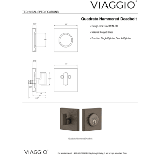 A thumbnail of the Viaggio QADMHMCON-STH_COMBO_238_LH Deadbolt Details