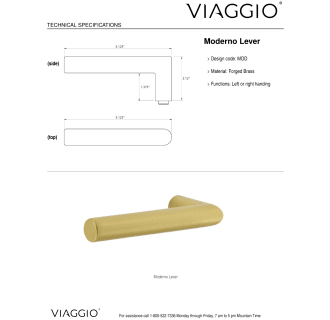 A thumbnail of the Viaggio QADMLTMOD_PSG_238_LH Handle - Lever Details