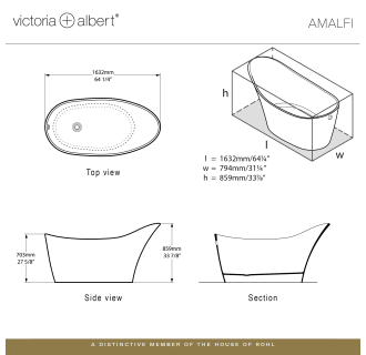 A thumbnail of the Victoria and Albert AMLM-N-OF Alternate Image