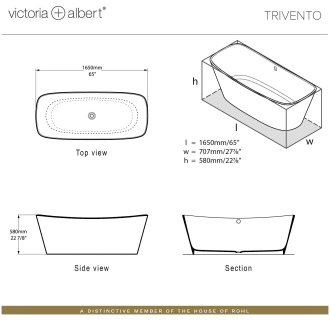 A thumbnail of the Victoria and Albert TRV-N-OF Alternate Image