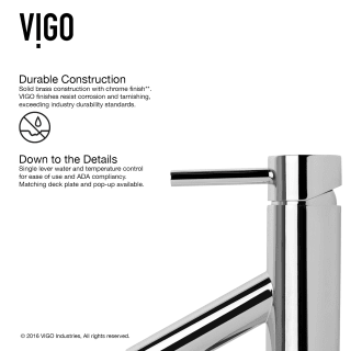 A thumbnail of the Vigo VG01008 Vigo-VG01008-Durable Construction