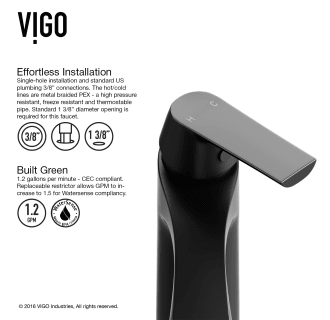 A thumbnail of the Vigo VG01028K1 Installation Info