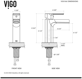 A thumbnail of the Vigo VG01042 Alternate Image