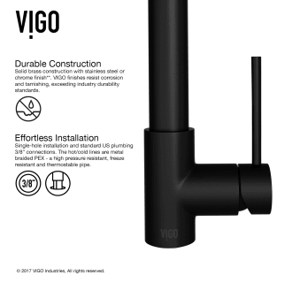 A thumbnail of the Vigo VG02022K1 Vigo-VG02022K1-Handle Description