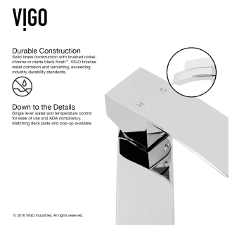 A thumbnail of the Vigo VG03007 Vigo-VG03007-Durable Construction