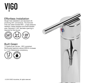 A thumbnail of the Vigo VG03009 Vigo-VG03009-Easy Installation
