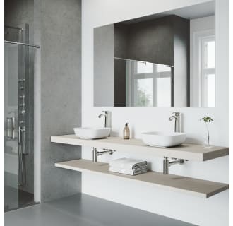 A thumbnail of the Vigo VG03023 Vigo-VG03023-Double Sink Bathroom View - BN