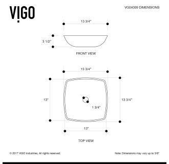 A thumbnail of the Vigo VG04009 Alternate View