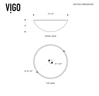 A thumbnail of the Vigo VG07505 Alternate View