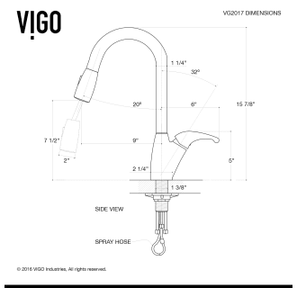 A thumbnail of the Vigo VG15014 Vigo-VG15014-Specification Image