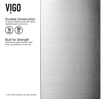 A thumbnail of the Vigo VG15014 Vigo-VG15014-Stainless Steel Construction