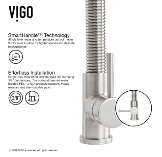 A thumbnail of the Vigo VG15075 Vigo-VG15075-Smarthandle Infographic