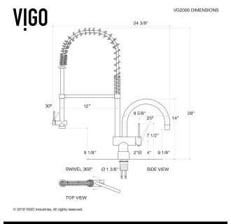 A thumbnail of the Vigo VG15125 Vigo-VG15125-Specification Image