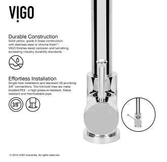 A thumbnail of the Vigo VG15132 Vigo-VG15132-Durable Construction