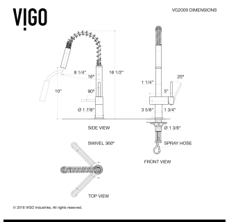A thumbnail of the Vigo VG15151 Vigo-VG15151-Specification Image