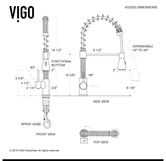 A thumbnail of the Vigo VG15155 Vigo-VG15155-Specification Image