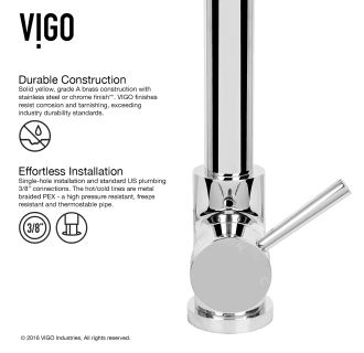 A thumbnail of the Vigo VG15164 Vigo-VG15164-Durable Construction
