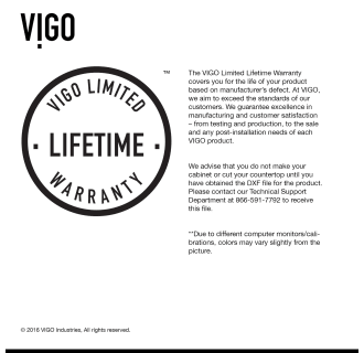 A thumbnail of the Vigo VG15362 Vigo-VG15362-Warranty Infographic