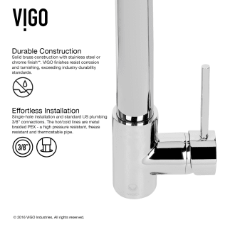 A thumbnail of the Vigo VG15424 Vigo-VG15424-Durable Construction