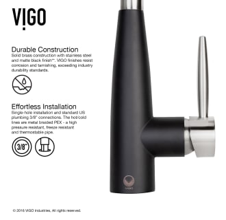 A thumbnail of the Vigo VG15438 Vigo-VG15438-Durable Construction