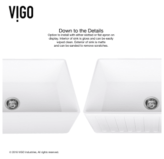 A thumbnail of the Vigo VG15455 Vigo-VG15455-Slotted or Apron Infographic