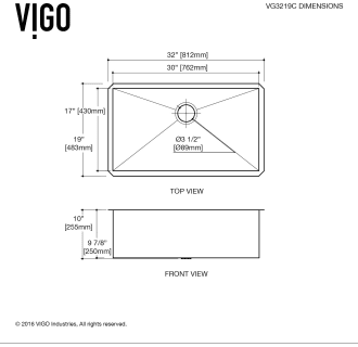 A thumbnail of the Vigo VG3219C Vigo-VG3219C-Dimensions