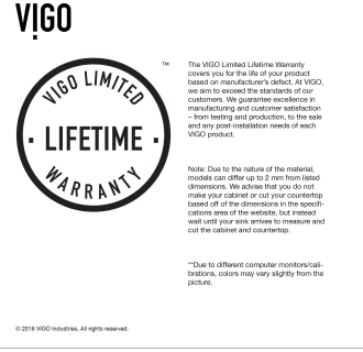 A thumbnail of the Vigo VG3320BL Vigo-VG3320BL-Warranty