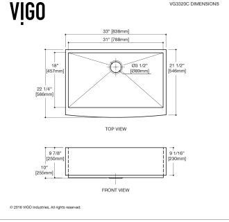 A thumbnail of the Vigo VG3320C Vigo-VG3320C-Dimensions