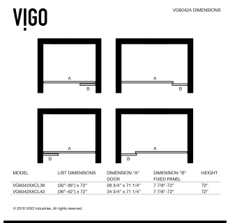 A thumbnail of the Vigo VG6042CL36 Alternate Image