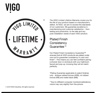A thumbnail of the Vigo VG605148WR Alternate View