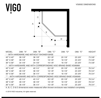 A thumbnail of the Vigo VG606240W Alternate View