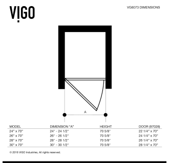 A thumbnail of the Vigo VG607326 Vigo-VG607326-Specification Image