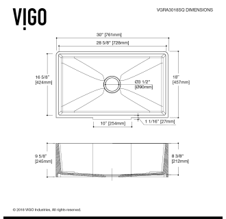 A thumbnail of the Vigo VGRA3018SQ Alternate View