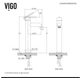 A thumbnail of the Vigo VGT1001 Vigo-VGT1001-Line Drawing