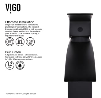 A thumbnail of the Vigo VGT1005 Vigo-VGT1005-Easy Installation - Faucet