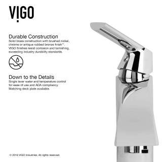 A thumbnail of the Vigo VGT1007 Vigo-VGT1007-Durable Construction