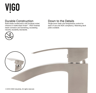 A thumbnail of the Vigo VGT1010 Vigo-VGT1010-Durable Construction