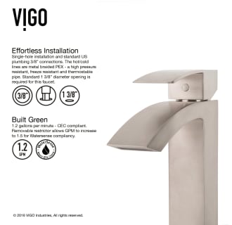 A thumbnail of the Vigo VGT1010 Vigo-VGT1010-Easy Installation - Faucet