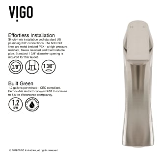 A thumbnail of the Vigo VGT1012 Vigo-VGT1012-Easy Installation - Faucet