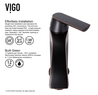 A thumbnail of the Vigo VGT1018 Vigo-VGT1018-Easy Installation - Faucet
