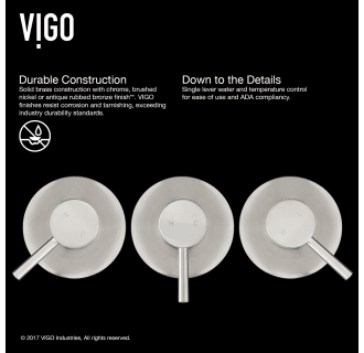 A thumbnail of the Vigo VGT1021 Vigo-VGT1021-Durable Construction