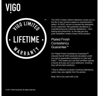 A thumbnail of the Vigo VGT1021 Vigo-VGT1021-Finish Warranty Infographic