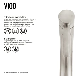 A thumbnail of the Vigo VGT1087 Vigo-VGT1087-Easy Installation - Faucet