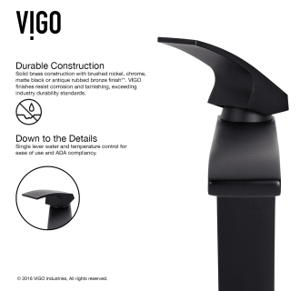 A thumbnail of the Vigo VGT1092 Vigo-VGT1092-Durable Construction
