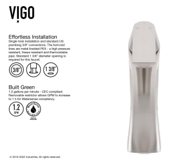 A thumbnail of the Vigo VGT1651 Faucet Image