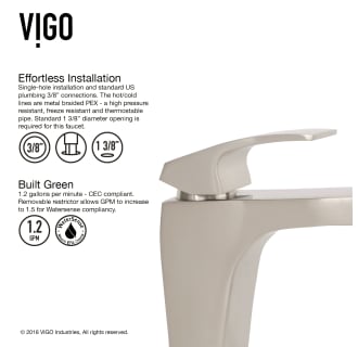 A thumbnail of the Vigo VGT1801 Vigo-VGT1801-Faucet side view