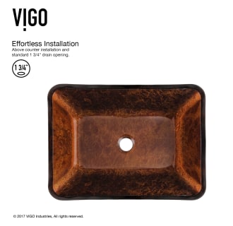 A thumbnail of the Vigo VGT1803 Vigo-VGT1803-Over sink view